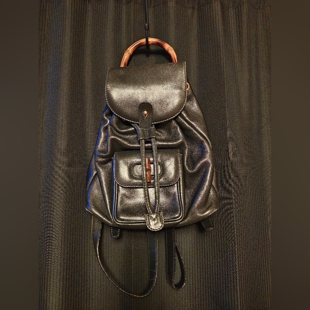 Gucci Bamboo Handle Mini Backpack